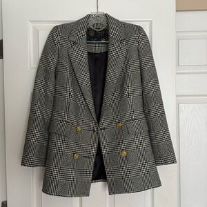 Holland Cooper Prince of Wales Mono Double Breasted Blazer 2